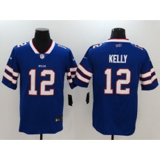 Buffalo Bills #12 Jim Kelly Royal Blue Team Color Men Stitched Nike NFL Game Jersey