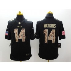 Buffalo Bills #14 Sammy Watkins Black Men's Stitched Nike NFL Limited Salute to Service Jersey