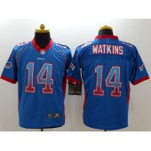 Buffalo Bills #14 Sammy Watkins Royal Blue Team Color Men Stitched Nike NFL Elite Drift Fashion Jersey