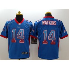 Buffalo Bills #14 Sammy Watkins Royal Blue Team Color Men Stitched Nike NFL Elite Drift Fashion Jersey