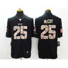Buffalo Bills #25 LeSean McCoy Black Men's Stitched Nike NFL Limited Salute to Service Jersey
