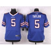 Buffalo Bills #5 Tyrod Taylor Blue Men Stitched Nike NFL New Elite Jersey