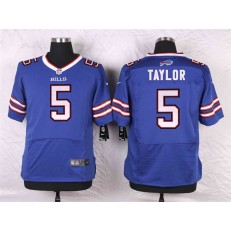 Buffalo Bills #5 Tyrod Taylor Blue Men Stitched Nike NFL New Elite Jersey