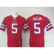 Buffalo Bills #5 Tyrod Taylor Nike Red Color Rush Men NFL Elite Jersey