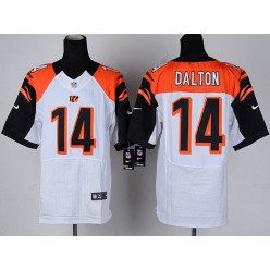 Cincinnati Bengals #14 Andy Dalton White Game Football Nike NFL Jersey