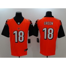 Cincinnati Bengals #18 AJ Green Red Vapor Untouchable Limited Men Nike NFL Jersey