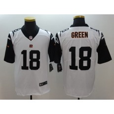 Cincinnati Bengals #18 AJ Green White Color Rush Men Limited Nike NFL Jersey