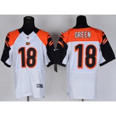 Cincinnati Bengals #18 AJ Green White Game Football Nike NFL Jersey