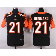 Cincinnati Bengals #21 Darqueze Dennard Black Men's Football Elite Nike NFL Jersey