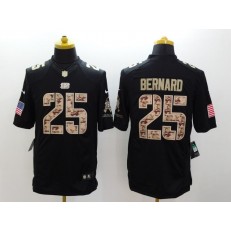 Cincinnati Bengals #25 Giovani Bernard Black Men Stitched Nike NFL Limited Salute to Service Jersey