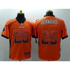 Cincinnati Bengals #25 Giovani Bernard Orange Alternate Men's Stitched Nike NFL Elite Drift Fashion Jersey