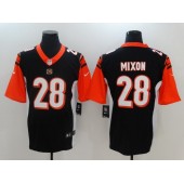 Cincinnati Bengals #28 Joe Mixon Black Vapor Untouchable Limited Men Nike NFL Jersey