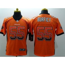 Cincinnati Bengals #55 Vontaze Burfict Orange Alternate Men's Stitched Nike NFL Elite Drift Fashion Jersey