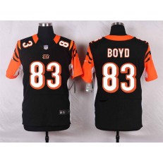 Cincinnati Bengals #83 Tyler Boyd Black Men's Football Elite Nike NFL Jersey