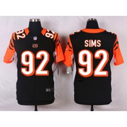 Cincinnati Bengals #92 Pat Smis Black Men's Football Elite Nike NFL Jersey