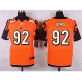 Cincinnati Bengals #92 Pat Smis Orange Alternate Men's Football Elite Nike NFL Jersey