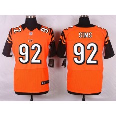 Cincinnati Bengals #92 Pat Smis Orange Alternate Men's Football Elite Nike NFL Jersey