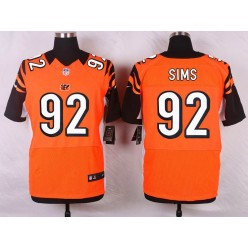 Cincinnati Bengals #92 Pat Smis Orange Alternate Men's Football Elite Nike NFL Jersey