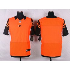 Cincinnati Bengals Blank Orange Alternate Men's Football Elite Nike NFL Jersey