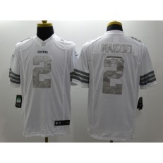Cleveland Browns #2 Johnny Manziel White Men Stitched Nike NFL Limited Platinum Jersey