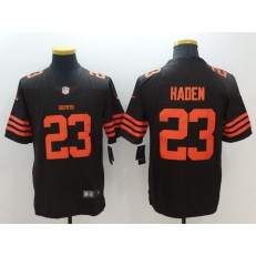 Cleveland Browns #23 Joe Haden Black Men Stitched Nike NFL Elite Jersey