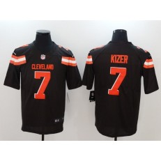 Cleveland Browns #7 DeShone Kizer Black Vapor Untouchable Limited Men Nike NFL Jersey