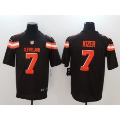 Cleveland Browns #7 DeShone Kizer Black Vapor Untouchable Limited Men Nike NFL Jersey