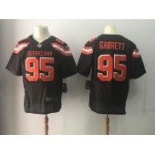 Cleveland Browns #95 Myles Garrett Brown Alternate Men Stitched Nike NFL New Elite Jersey