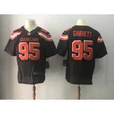 Cleveland Browns #95 Myles Garrett Brown Alternate Men Stitched Nike NFL New Elite Jersey