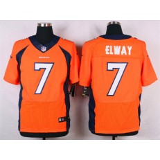 Denver Broncos #7 John Elway Orange Men Stitched Elite Nike NFL Jersey