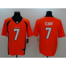 Denver Broncos #7 John Elway Orange Vapor Untouchable Player Limited Nike NFL Jersey