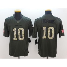 Houston Texans #10 DeAndre Hopkins Green Salute to Service Limited Men Nike NFL Jersey