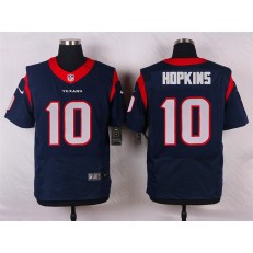 Houston Texans #10 DeAndre Hopkins Navy Blue Men Football Elite Nike NFL Jersey