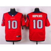 Houston Texans #10 DeAndre Hopkins Red Men Football Elite Nike NFL Jersey