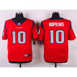 Houston Texans #10 DeAndre Hopkins Red Men Football Elite Nike NFL Jersey
