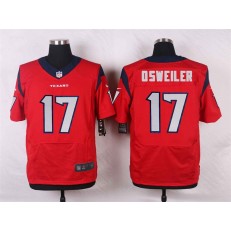 Houston Texans #17 Brock Osweiler Red Men Football Elite Nike NFL Jersey