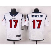 Houston Texans #17 Brock Osweiler White Men Football Elite Nike NFL Jersey