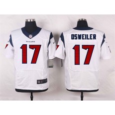 Houston Texans #17 Brock Osweiler White Men Football Elite Nike NFL Jersey