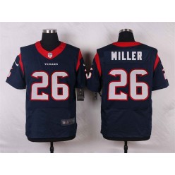 Houston Texans #26 Lamar Miller Navy Blue Men Football Elite Nike NFL Jersey