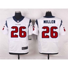 Houston Texans #26 Lamar Miller White Men Football Elite Nike NFL Jersey