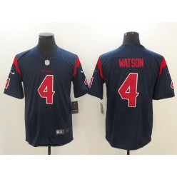 Houston Texans #4 Deshaun Watson Navy Blue Color Rush Men Limited Nike NFL Jersey