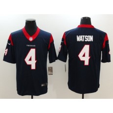 Houston Texans #4 Deshaun Watson Navy Blue Vapor Untouchable Limited Men Nike NFL Jersey