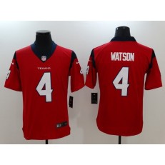 Houston Texans #4 Deshaun Watson Red Vapor Untouchable Limited Men Nike NFL Jersey