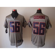 Houston Texans #56 Brian Cushing Grey Shadow Elite Stitched Football Men Nike NFL Jersey