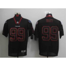 Houston Texans #99 J.J. Watt Black Lights Out Elite Nike NFL Jersey