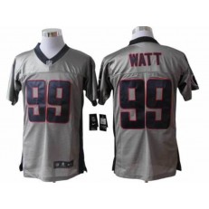Houston Texans #99 J.J. Watt Grey Shadow Elite Stitched Football Nike NFL Jersey