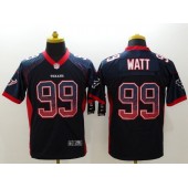 Houston Texans #99 J.J. Watt Navy Drift Fashion Elite Nike NFL Jersey