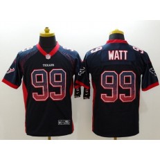Houston Texans #99 J.J. Watt Navy Drift Fashion Elite Nike NFL Jersey