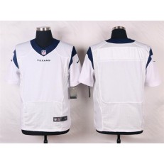 Houston Texans Blank White Men Football Elite Nike NFL Jersey