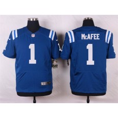 Indianapolis Colts #1 Pat McAfee Elite Royal Blue Team Color Men Nike NFL Jersey
